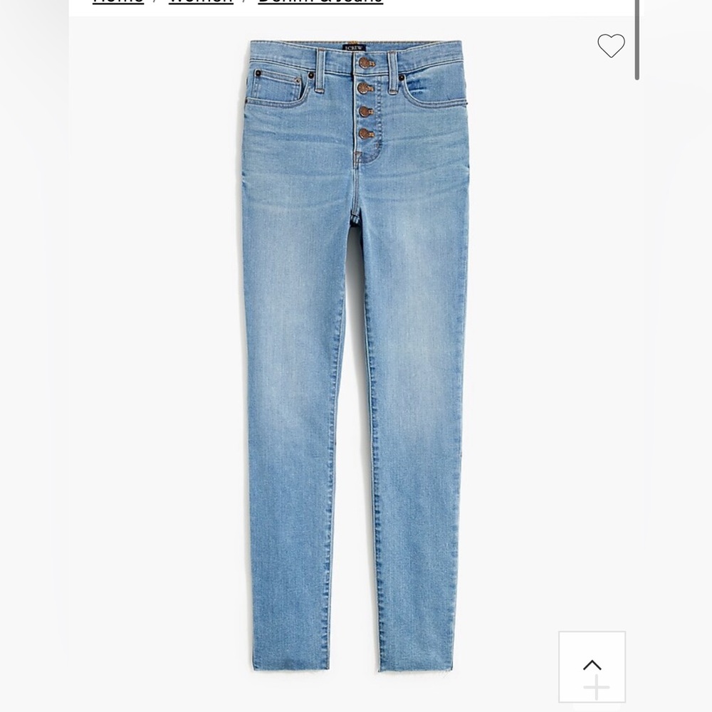 J. Crew high rise skinny jeans